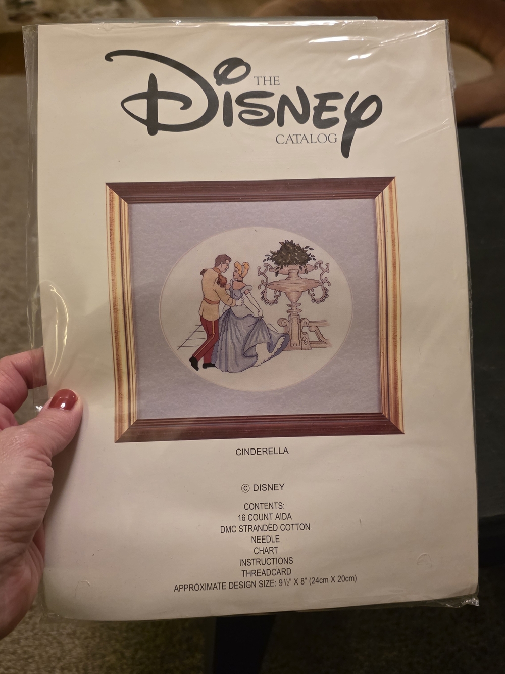 New Disney Cinderella  Cross Stitch Kit Dancing w/Prince Charming at At the Ball